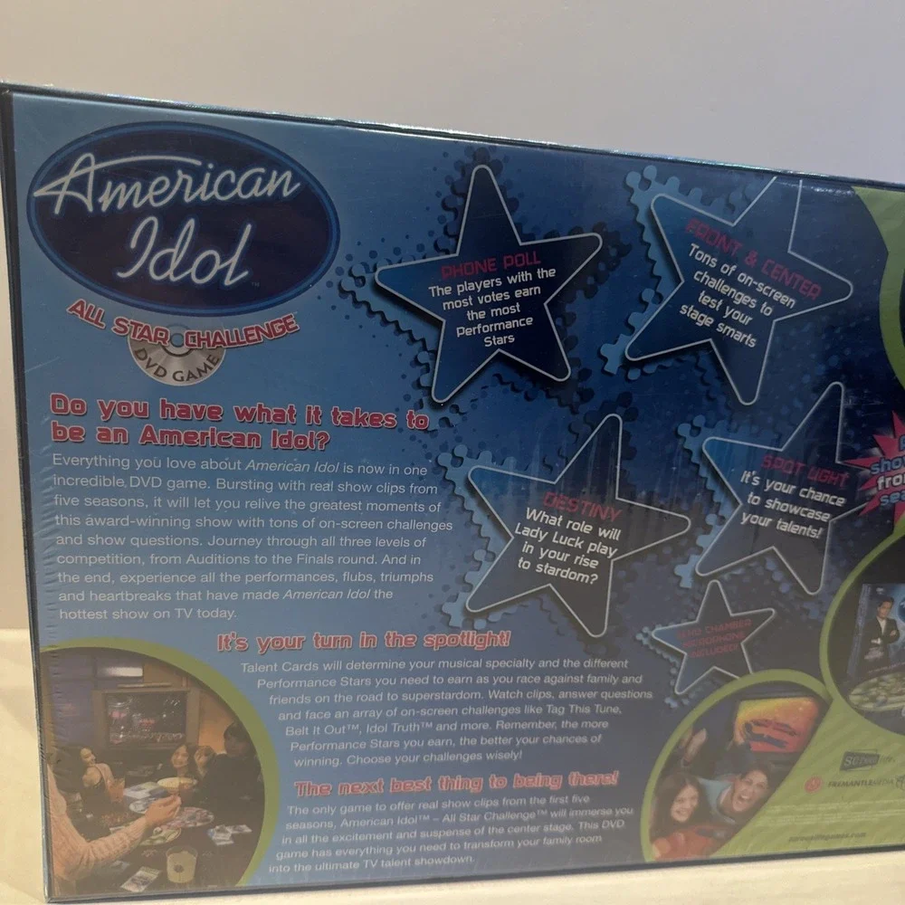 American Idol All Star Challenge DVD Game Microphone‎ Ryan Seacrest New Sealed